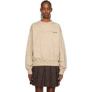 We11done Basic Sweatshirt Size XS Womens Beige Welldone $420